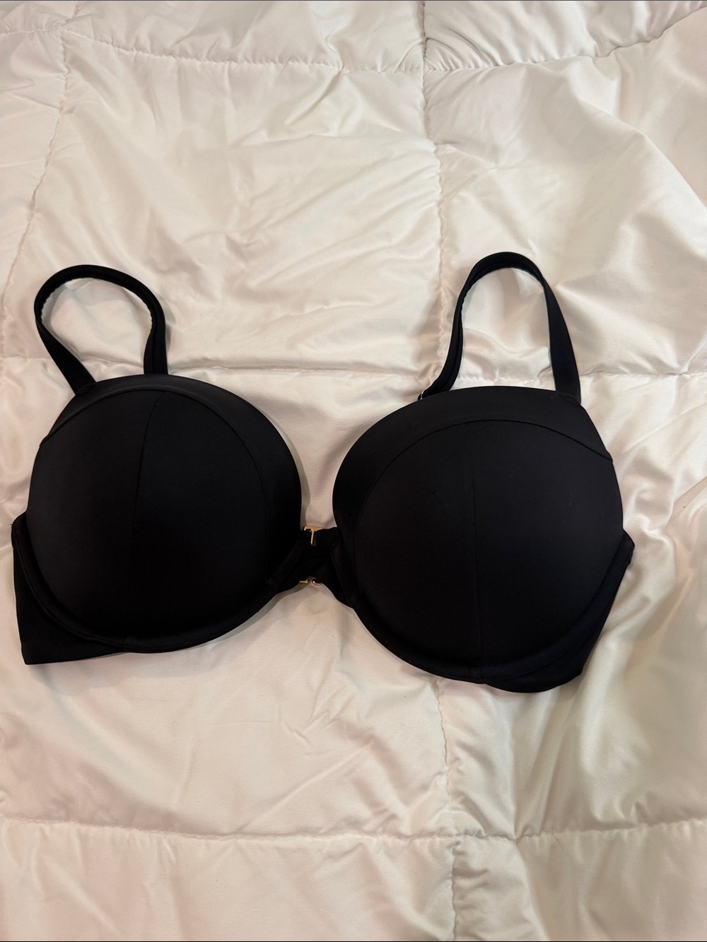 Victoria's Secret Black Moulded Push-Up Bikini 36DD